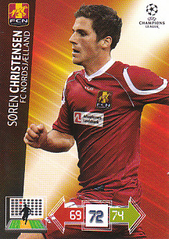 Soren Christensen FC Nordsjaelland 2012/13 Panini Adrenalyn XL CL #180